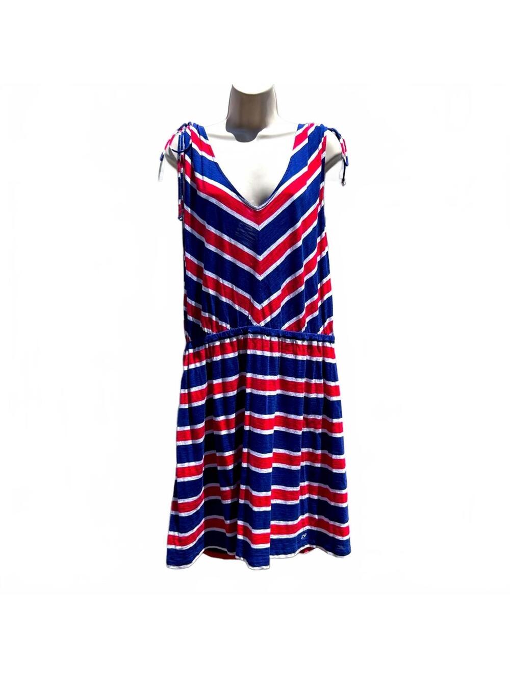 Vineyard Vines Red, White & Blue Striped Sundress July 4 'Merica | Size XL